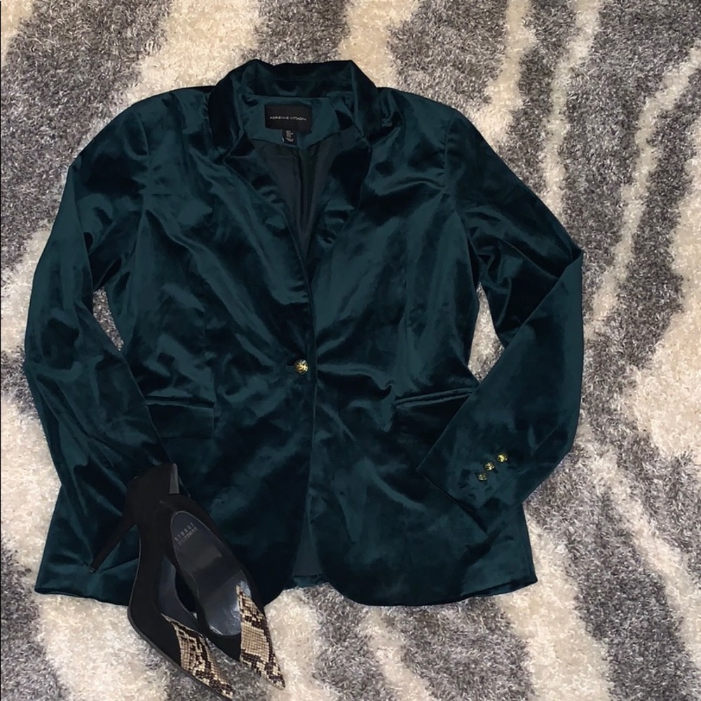 Adrienne Vittadini Velvet Blazer